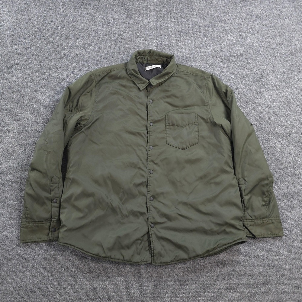 Outerknown Jacket Mens XL Green Evolution Shacket Shirt Jacket Insulated Outdoor